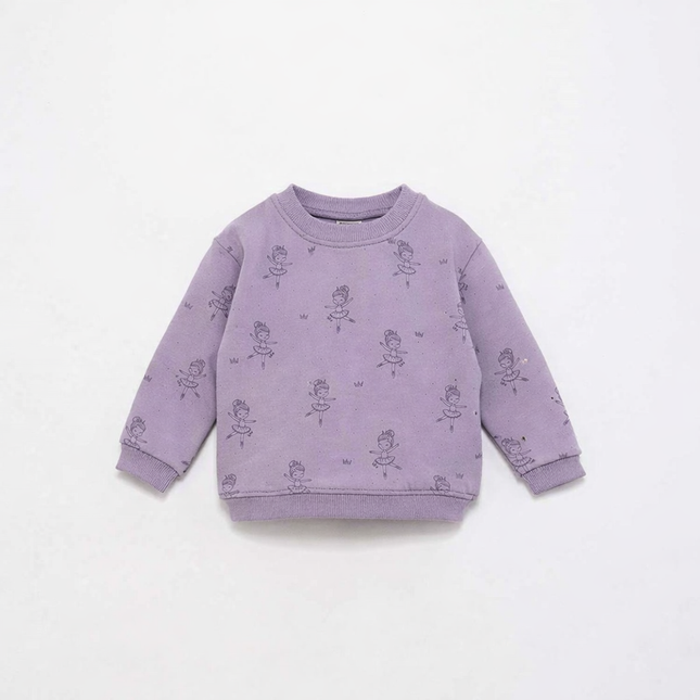 Purple Girls ballet Top