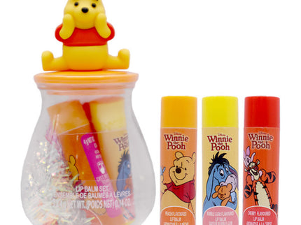 Winnie the Pooh Lip Balm Set in Reusable Jar (3pc)