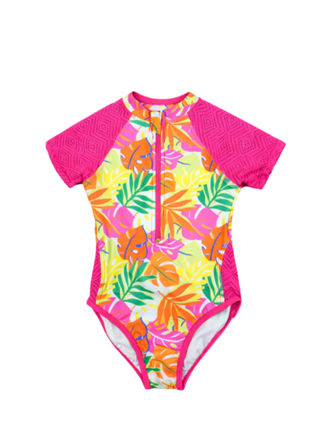 Island Bloom Rash Guard Swim