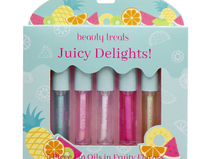 Juicy Delights 5pc Lip Oil Set