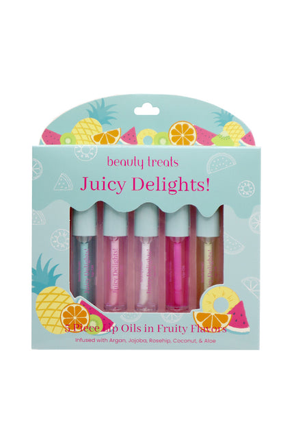 Juicy Delights 5pc Lip Oil Set