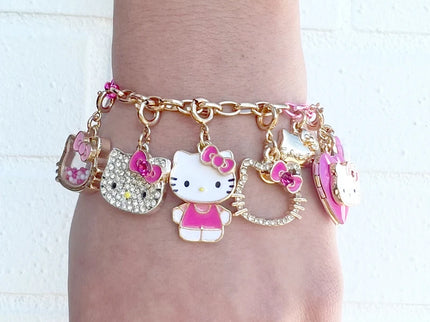 Gold Swivel Hello Kitty Charm