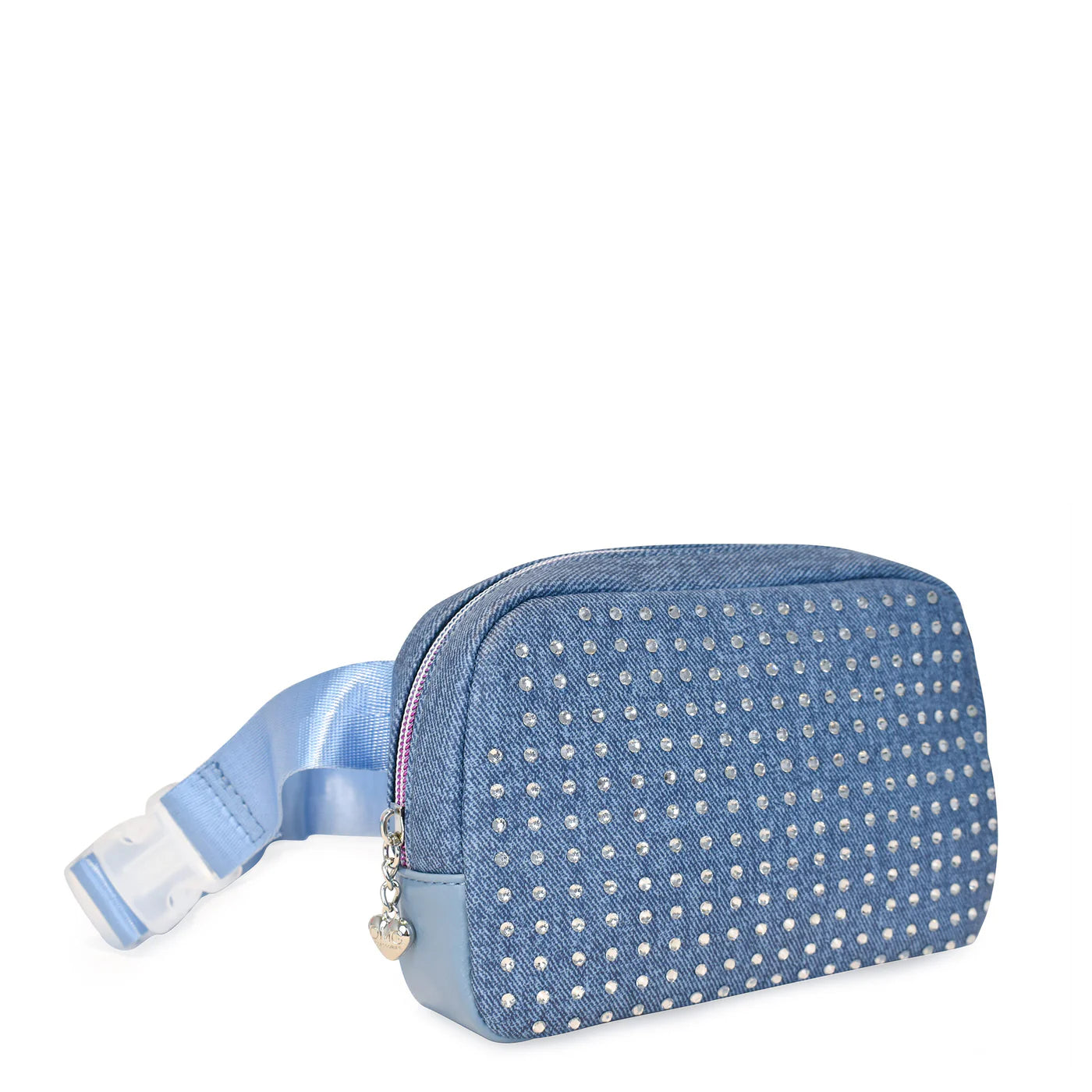 Rhinestone Denim Fanny Pack