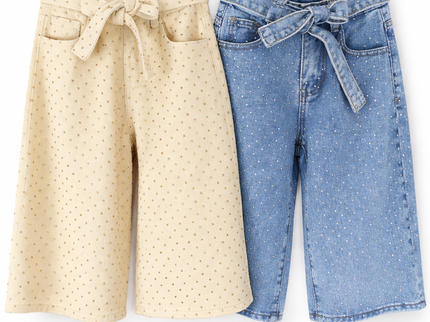 Girls Sparkle Long Jorts