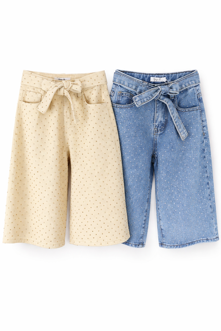 Girls Sparkle Long Jorts