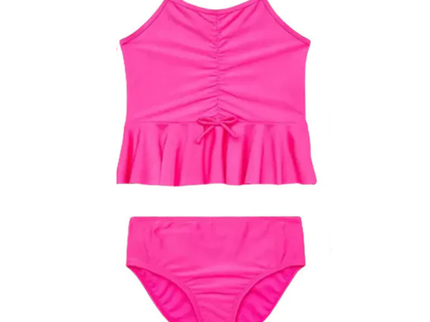 Hot Pink Sunshine Peplum Bikini