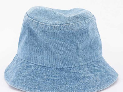 Denim Bow Kids Bucket Hat
