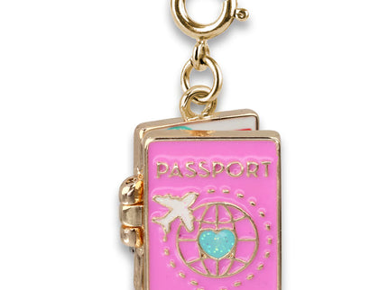 Gold Passport Charm