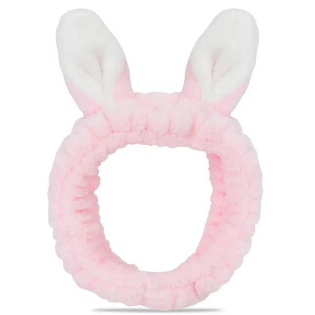 Pink Bunny Spa Headband