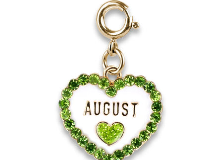 Gold August Birthstone Charm