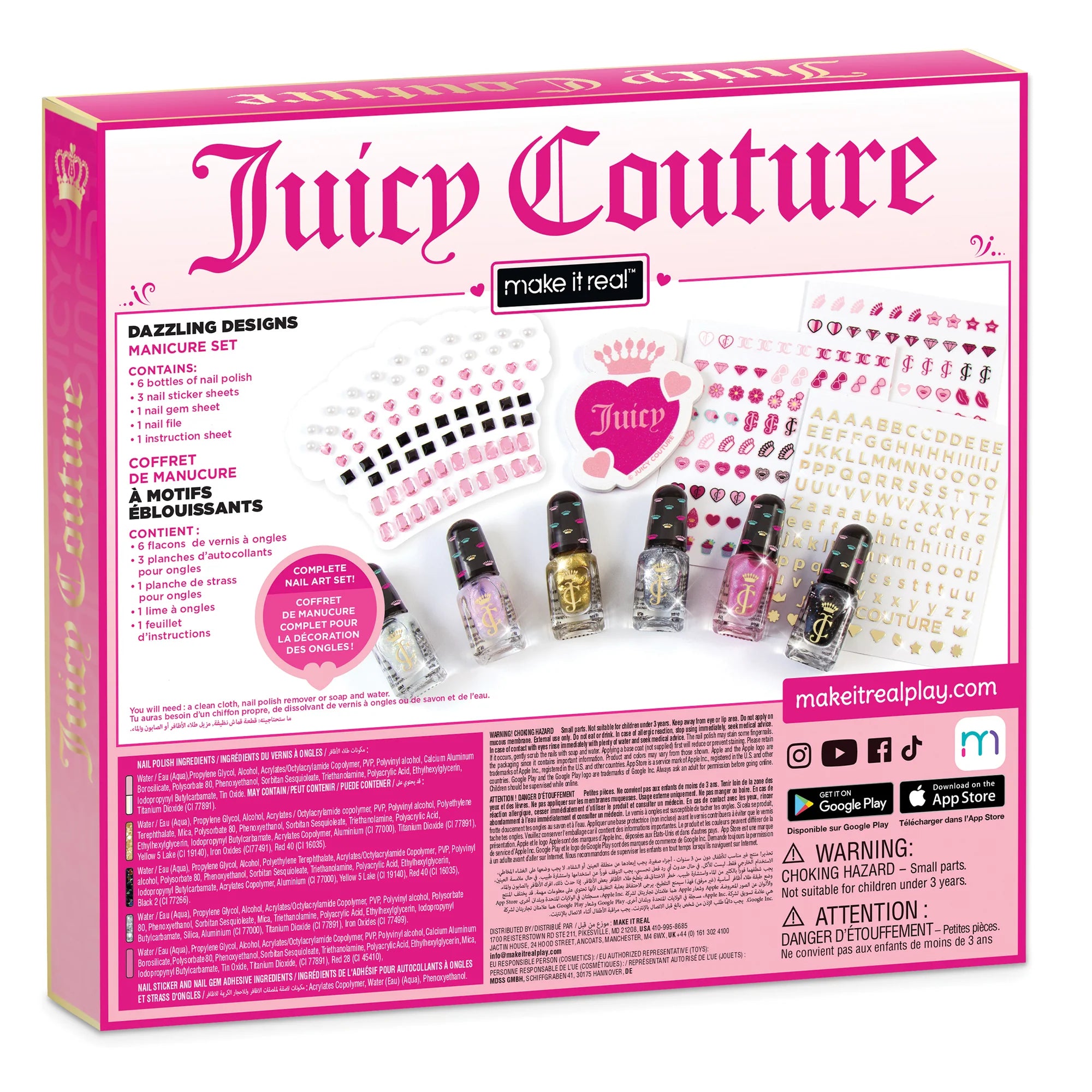 JUICY COUTURE™ DAZZLING DESIGNS MANICURE SET