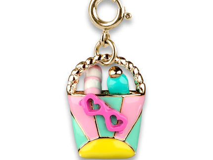 Gold Beach Bag Charm
