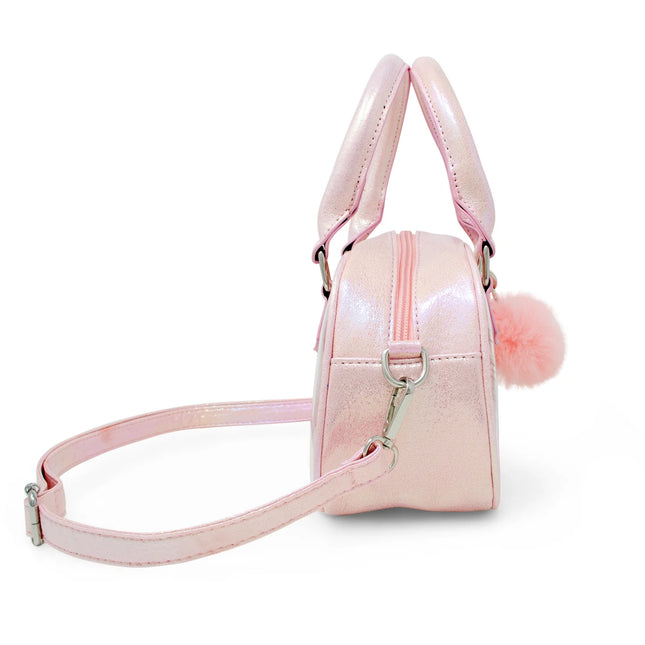 Game Day Glam Clear Crossbody Bag Pink
