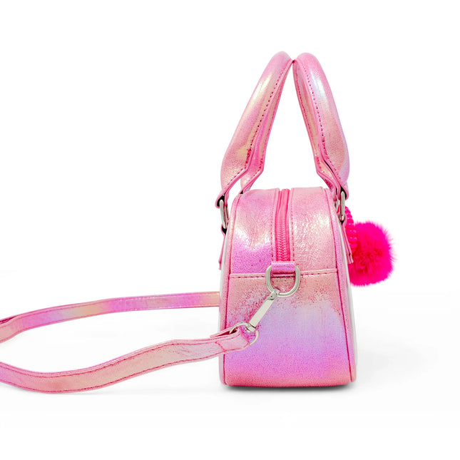 Game Day Glam Clear Crossbody Bag Hot Pink