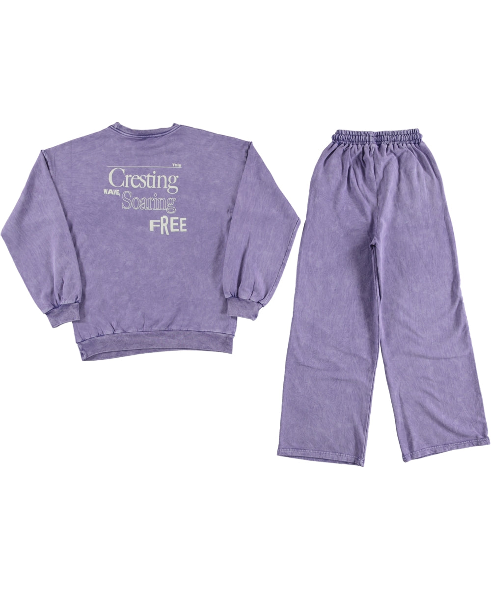 Acid Wash Set Purple