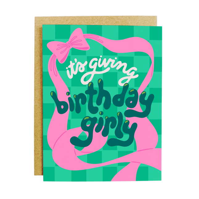 Birthday Girly Card
