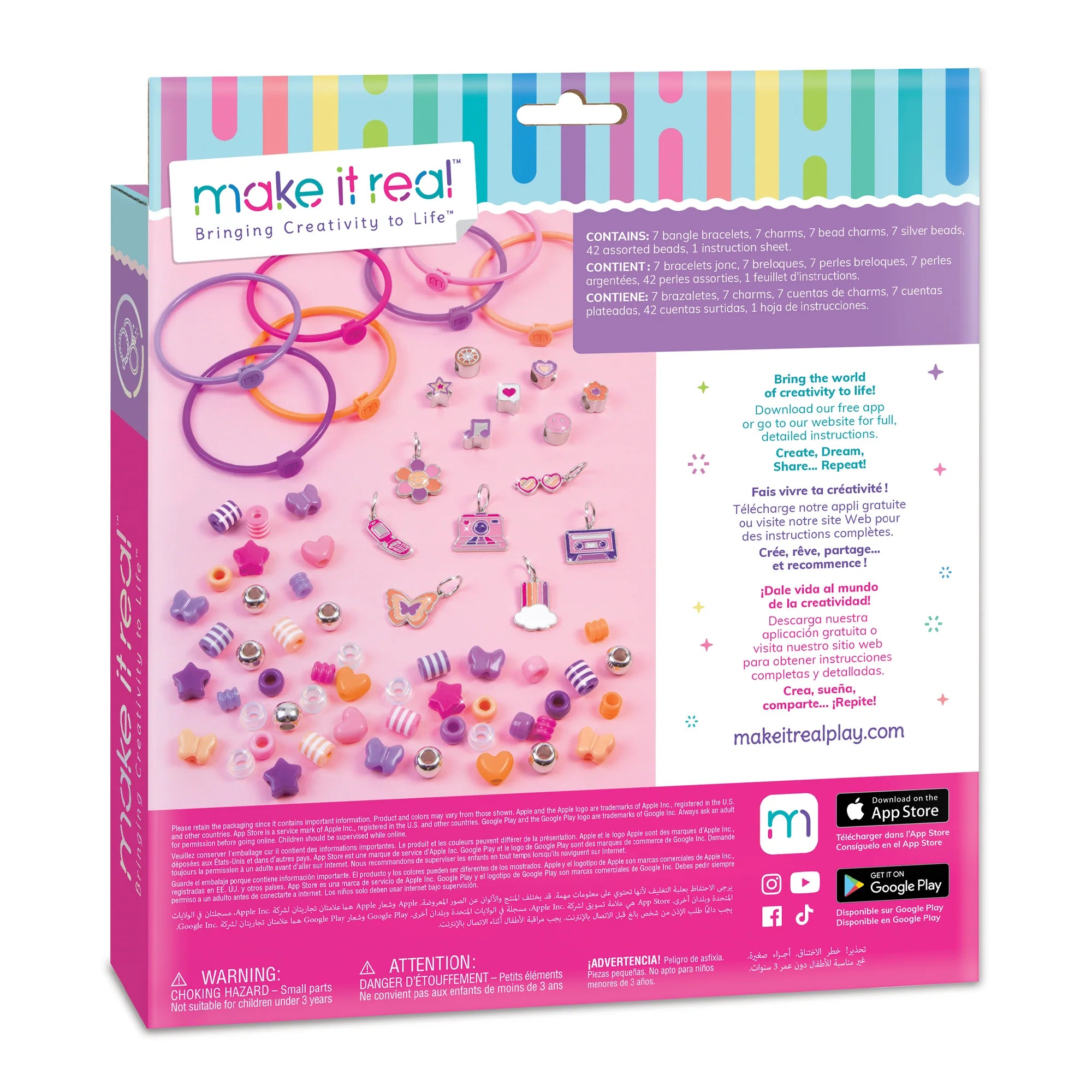 DIY Fashion Beaded Bangle