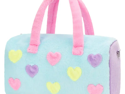 Hearts Color Block Duffel Bag