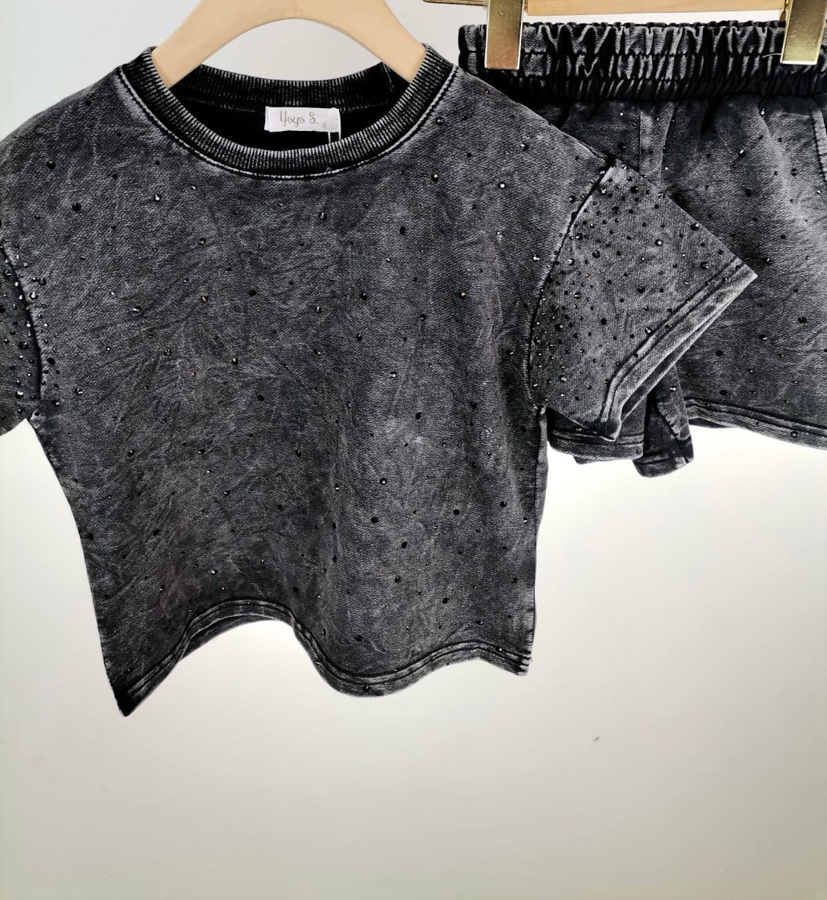 Black Glimmer Girl Set