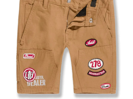 Boys Mechanics Shorts Brown
