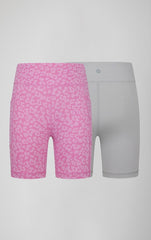 Girls Biker Shorts - 2 Pack