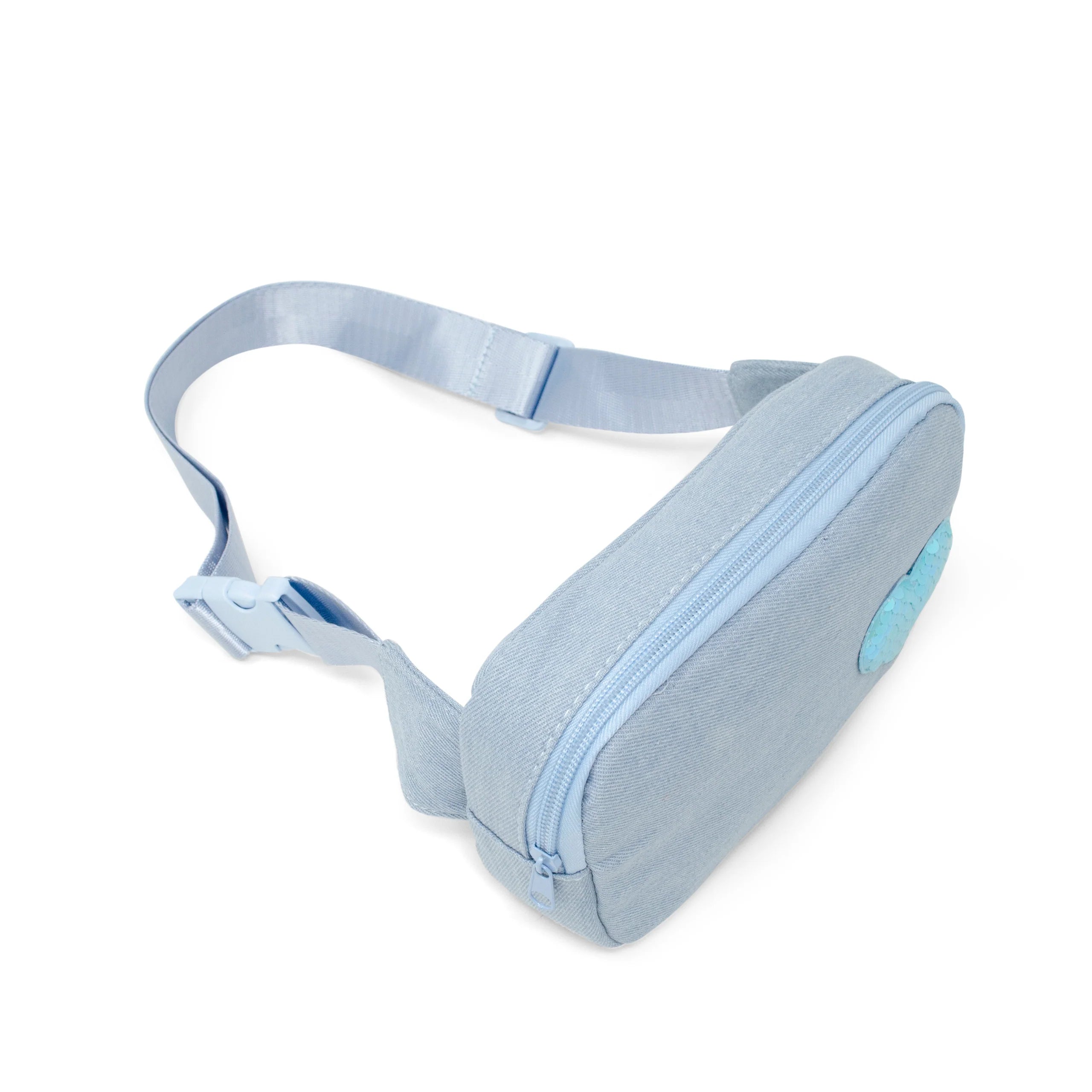 Heart Sequin Crossbody Sling Bag