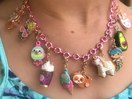 Pink Chain Necklace