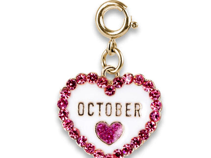 Gold October Birthstone Charm
