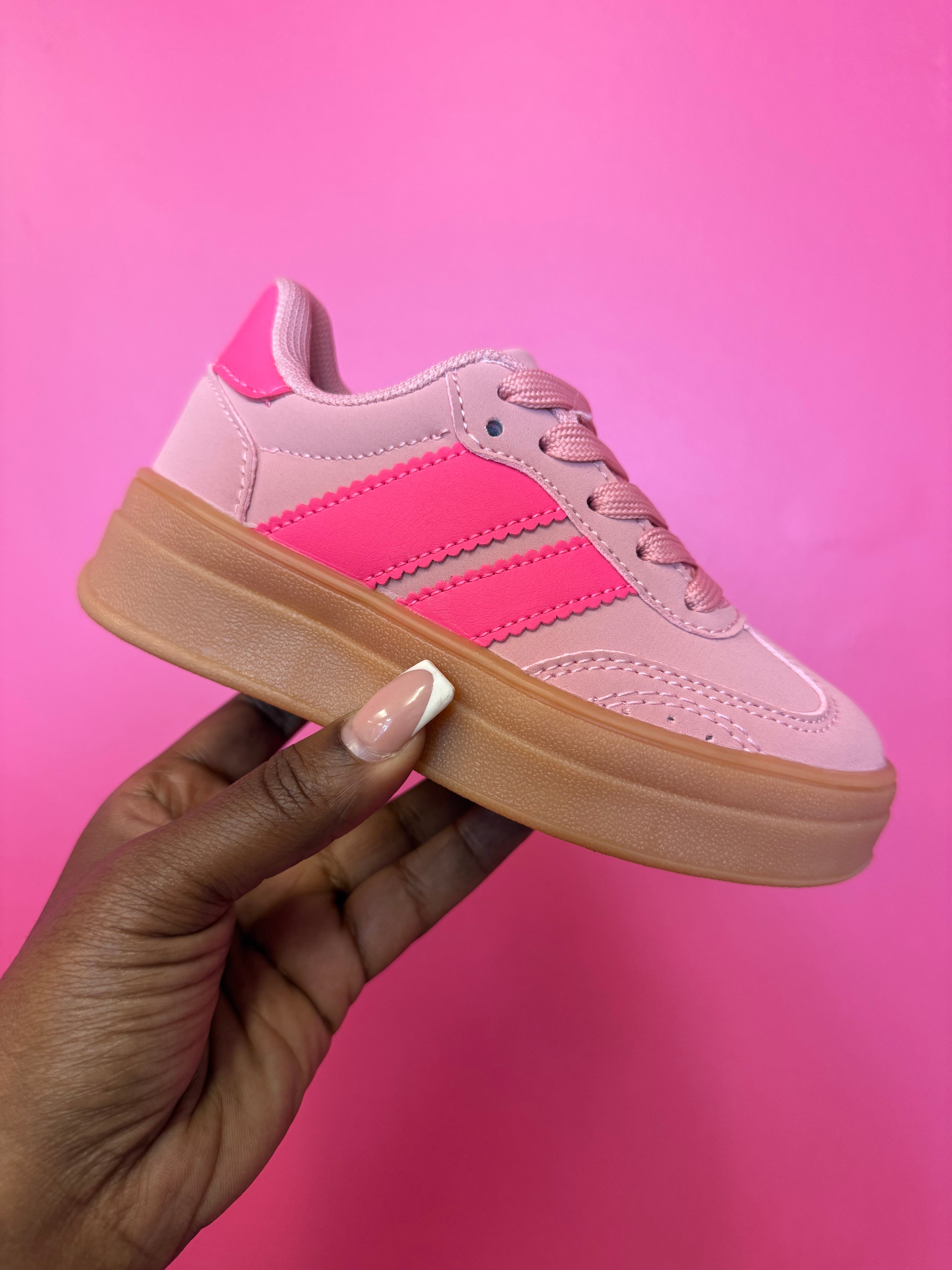 Pink Varsity Rush Sneakers