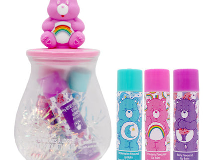Care Bear Lip Balm Set in Reusable Jar (3pc)