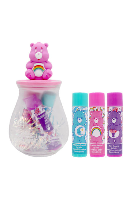 Care Bear Lip Balm Set in Reusable Jar (3pc)