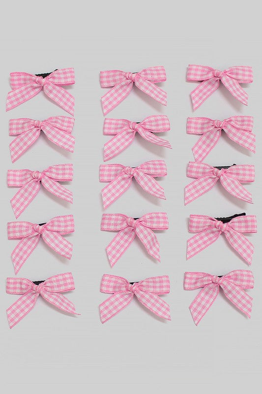 Pink Mini Bow Set