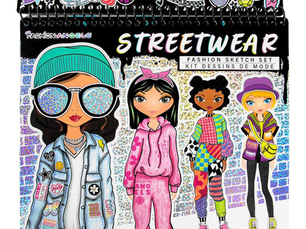Streetwear Fashion Sketch Set