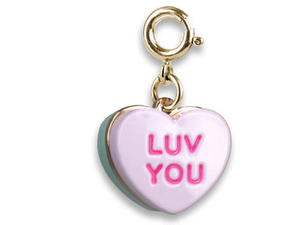 Gold Candy Heart Charm