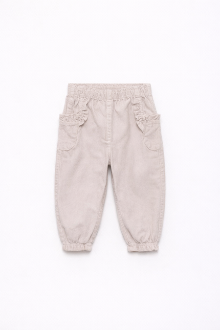 Girl Corduroy Ruffle Pants