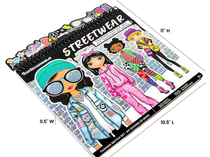 Streetwear Fashion Sketch Set