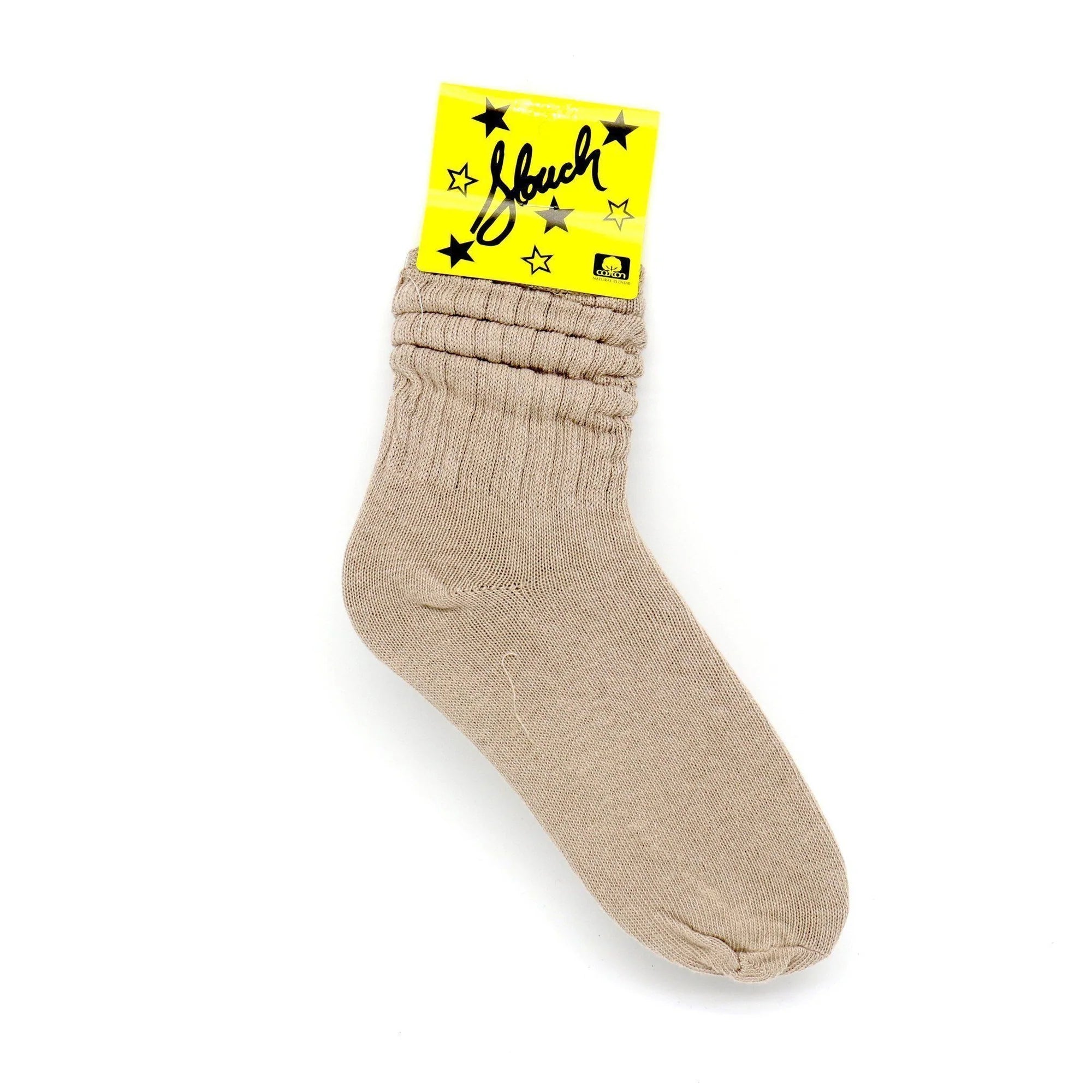 Beige Slouch Socks