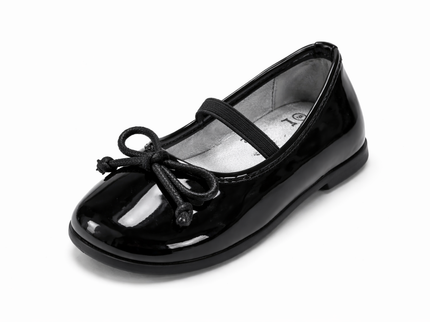Girls Black Patent Leather Shoe