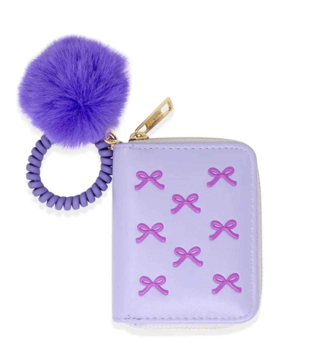Girls Purple Bow Wallet