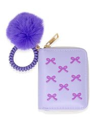 Girls Purple Bow Wallet