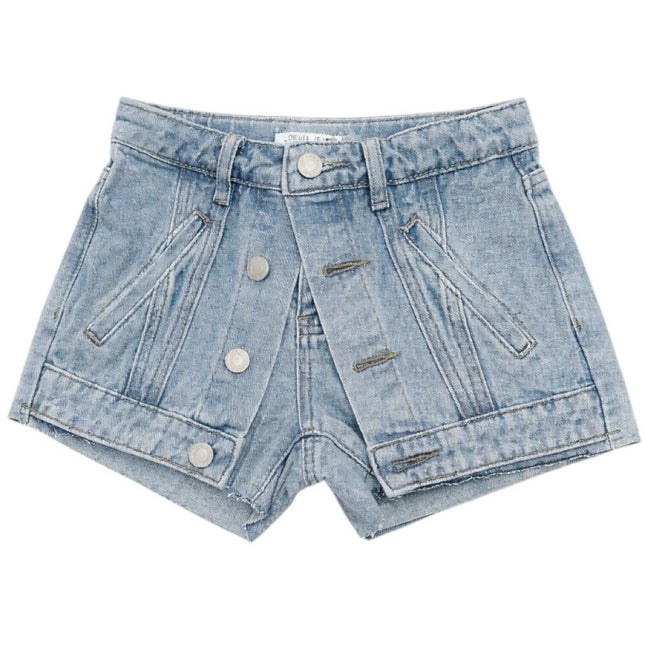 Double Take Denim Skort