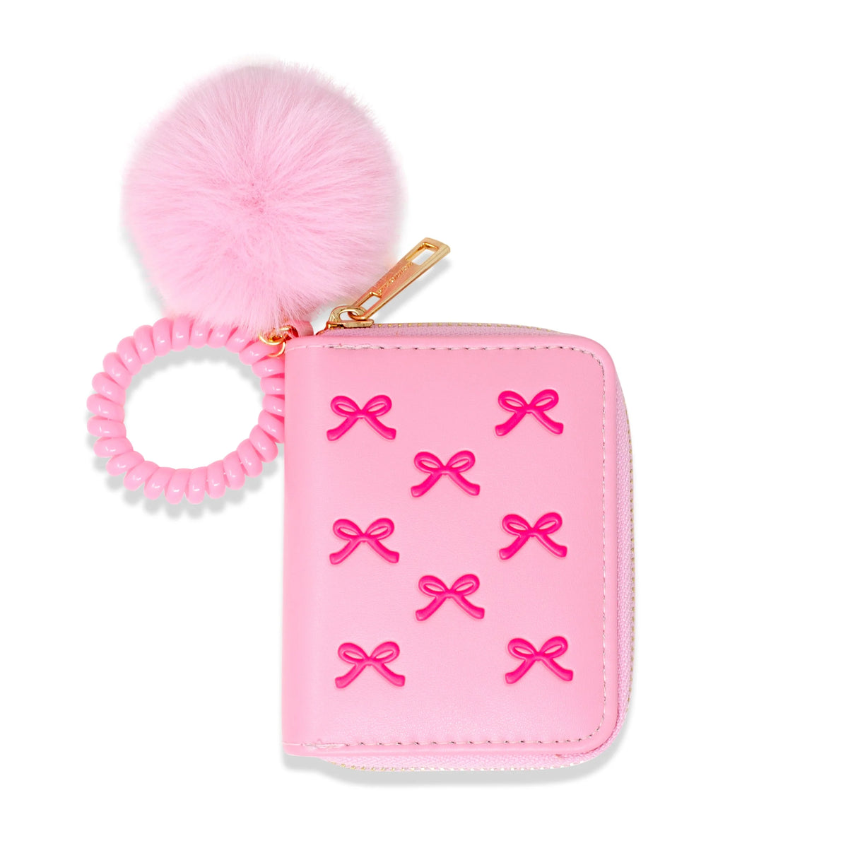 Girls Pink Bow Wallet
