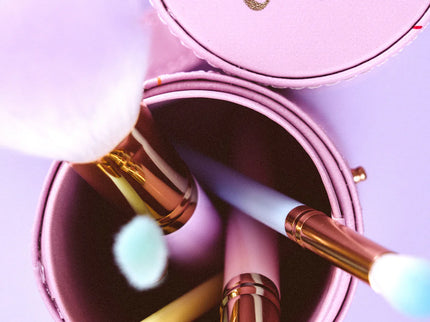 Oh Flossy 5 Piece Rainbow Makeup Brush Set