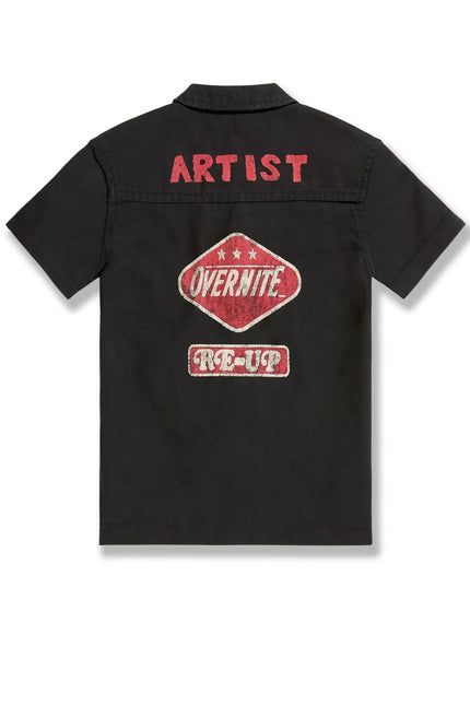 Boys Mechanics Top Black