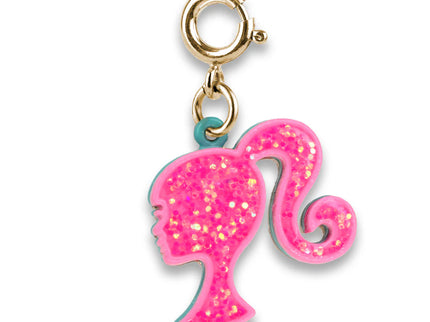 Gold Glitter Barbie Charm