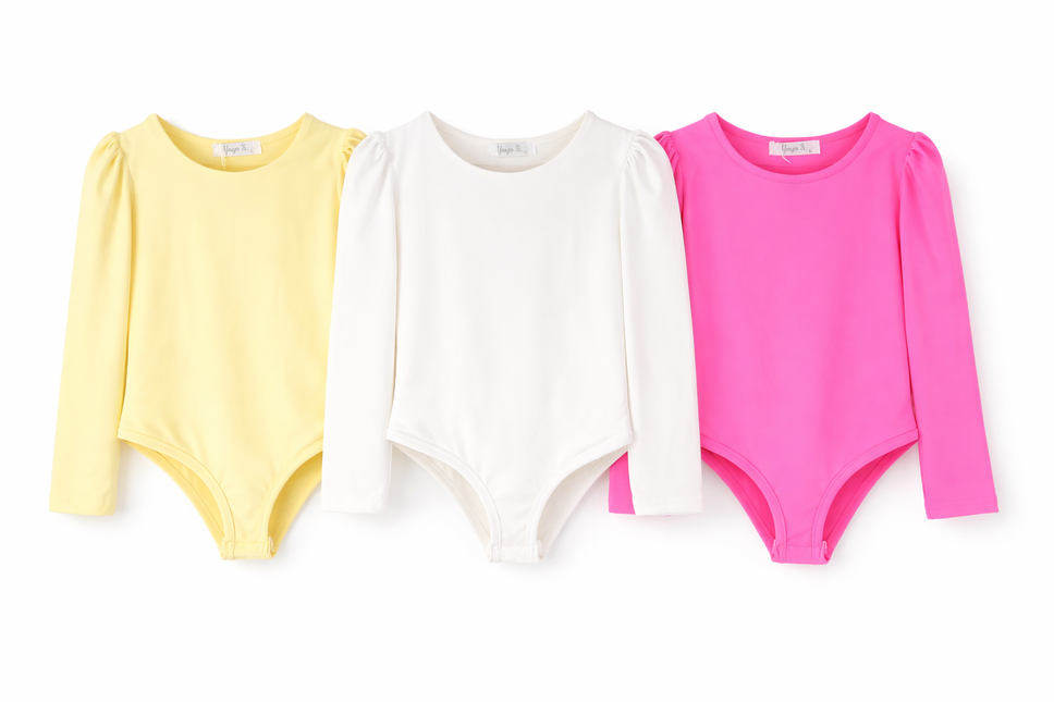 Girls Long Sleeve Bodysuit