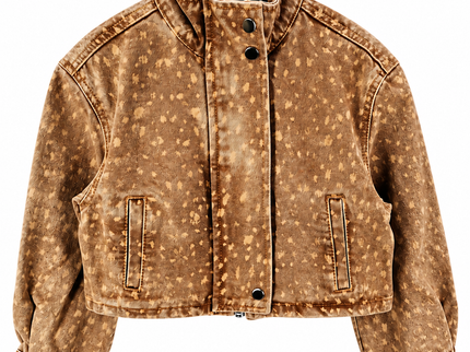 Mocha Wash Denim Jacket