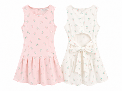 Cut Out Back Floral Dress