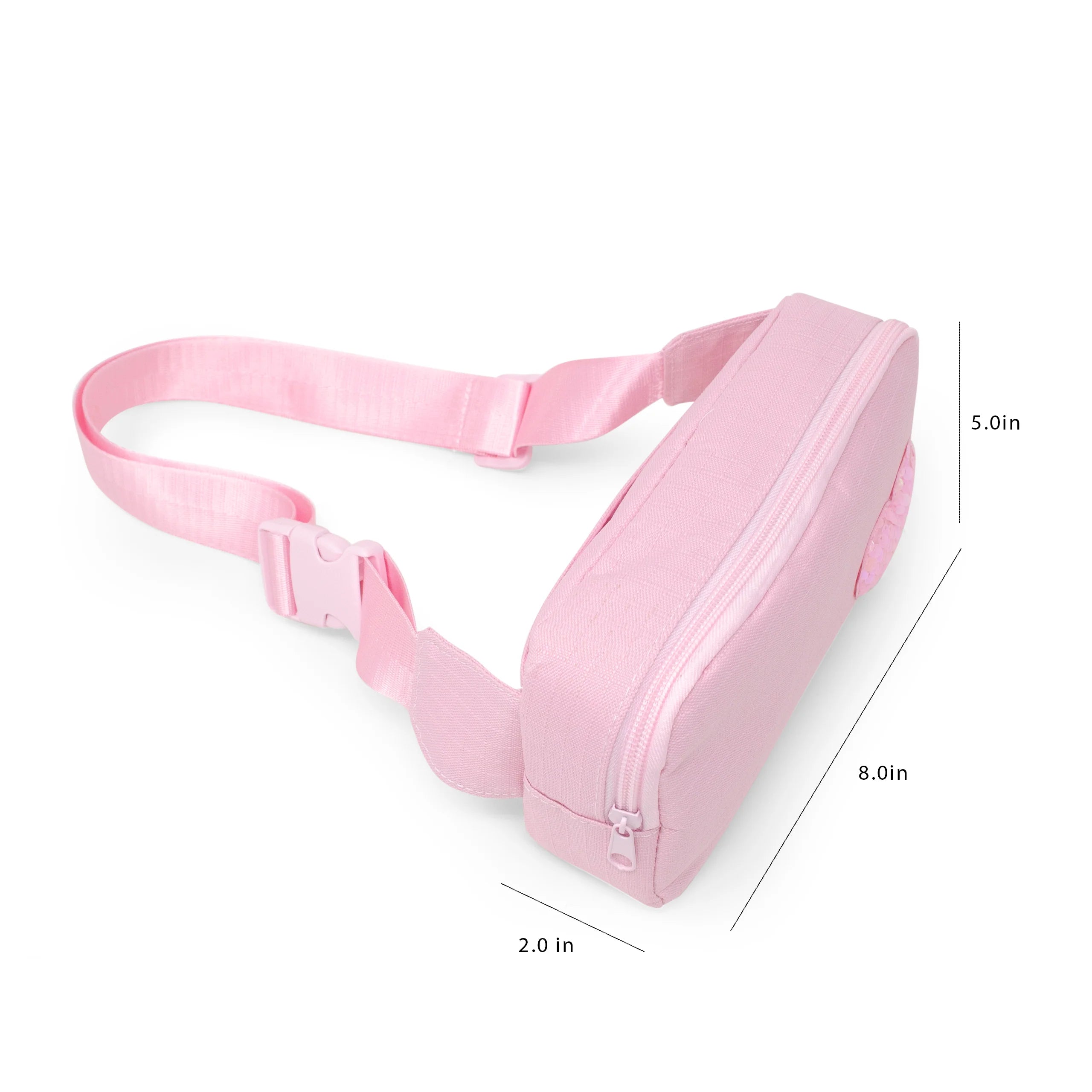 Heart Sequin Crossbody Sling Bag
