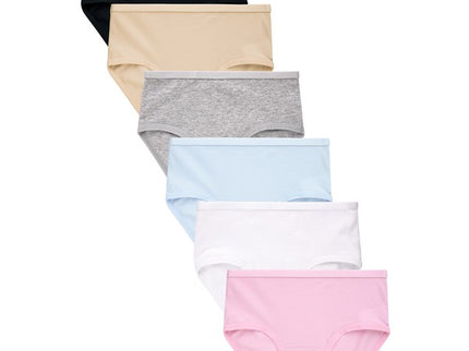 Girls Cotton Briefs - 6 Pack